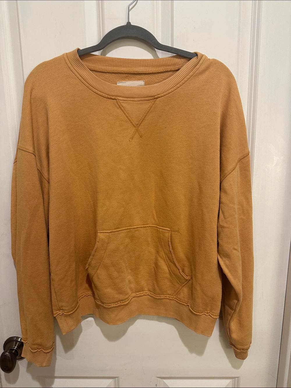 LUCKY BRAND ORANGE ATHLETIC STYLE SWEATSHIRT